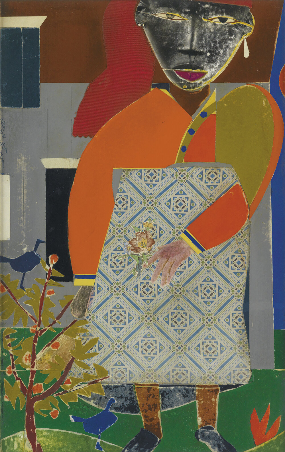 Romare Bearden painting of a woman